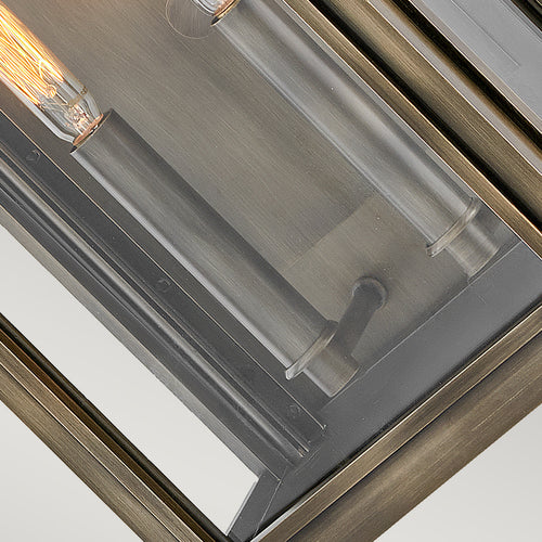 Elstead Hinkley Sag Outdoor Wandlantaarn Gelakt Gebronsd Brons, IP44