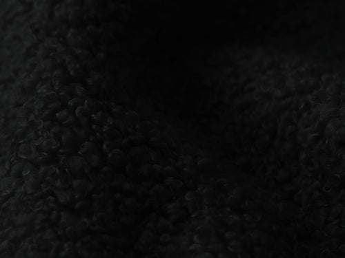 LaMiaSofa 3-zits slaapbank Ginosa - bouclé - zwart - 266x121x95