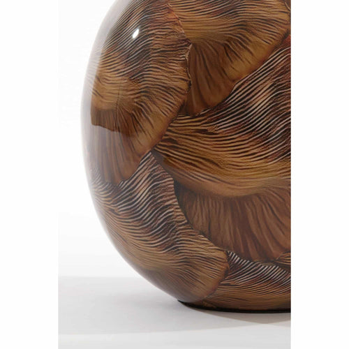 Light & Living vaas Milos - bruin - Ø26cm