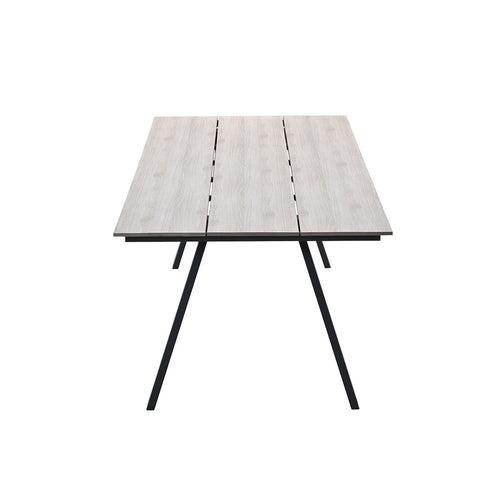 Garden Impressions tuintafel Braga donker grijs 220 x 100 cm