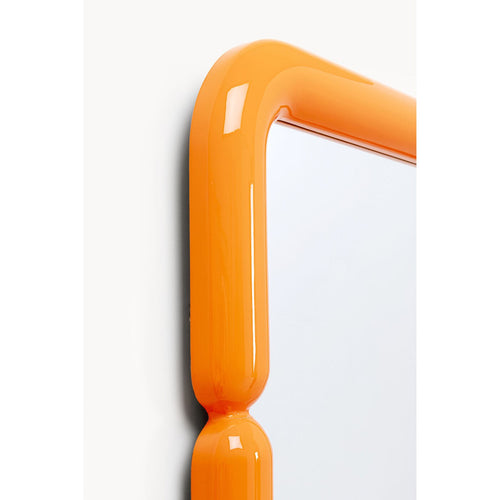 Kare Design Spiegel Eliano 90x90cm oranje