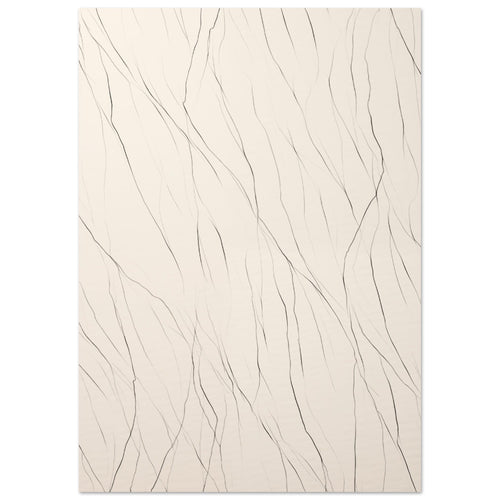 Artfulprints  Abstract - Linear symphony   poster A4 21x29.7 cm