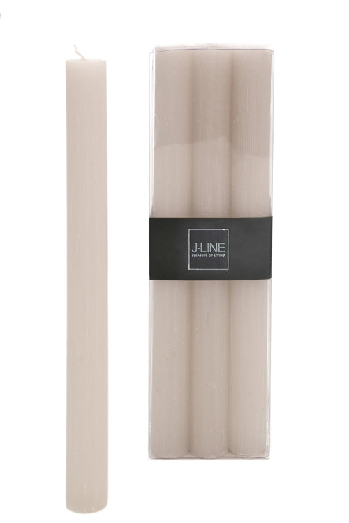 J-Line tafelkaars Zand - lichtroze - 9U - doos van 6 - vtwonen shop