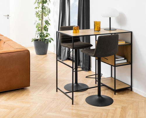 Rebellenclub Barkruk Trofors - set van 2 - Antraciet - vtwonen shop