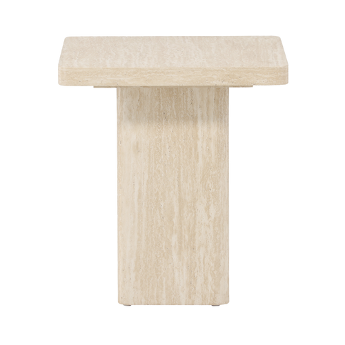 Nest living Hannes Ronde Houten Salontafel Beige - Ø 80 cm