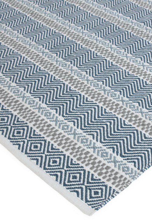 Vloerkleed Easy Living Boardwalk Blue Multi 160x230 cm - vtwonen shop