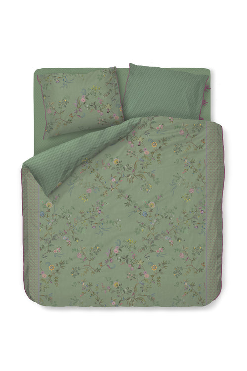 Pip Studio Dekbedovertrek Bustani - 240 x 200/220 cm - Groen