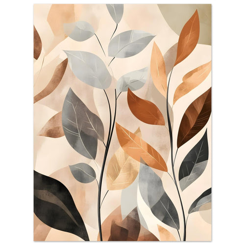 Artfulprints  Boho – Autumn leaves   poster 30x40 cm - vtwonen shop