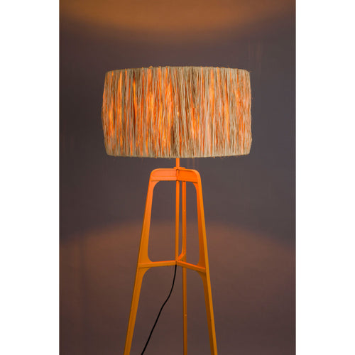 Dutchbone Afra Vloerlamp/ Staande lamp Oranje - vtwonen shop