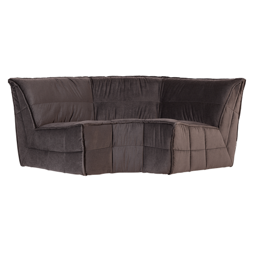 vtwonen hoekelement Cluster - Velvet - Chocolade Bruin - 81x205x91