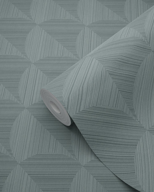 Origin Wallcoverings behang 3D-motief vergrijsd blauw - 50 x 900 cm - 347990 - vtwonen shop