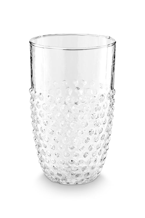 vtwonen Longdrinkglazen Dots - Glazen - Set van 4 Drinkglazen - Servies - 420 ml - vtwonen shop