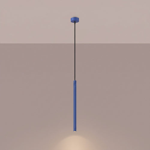 Sollux Lighting Hanglamp ARCHE 1 ultramarijn - 8x8x120cm