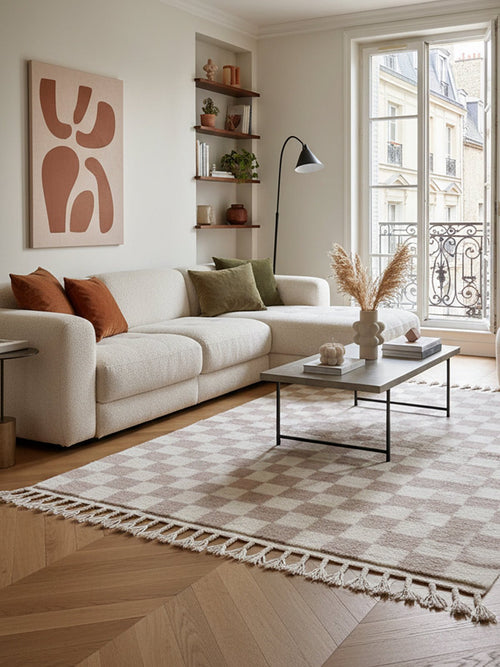 AFK Living vloerkleed Berber - handgemaakt - Wol - 160 x 230 cm