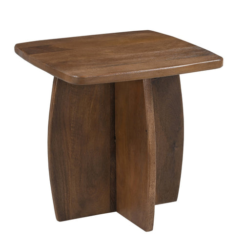 DÉJA Living Bijzettafel Sabine - Donkerbruin Mangohout - 45x45x45cm