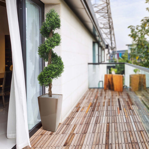 Maxifleur Buxus deluxe spiraal kunstplant 170cm - UV bestendig