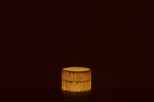 J-Line theelichthouder Mozaiek - glas - grijs - small - 2 stuks - vtwonen shop