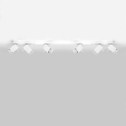Sollux Lighting Plafondlamp MERIDA 6L wit - 118x6x16cm