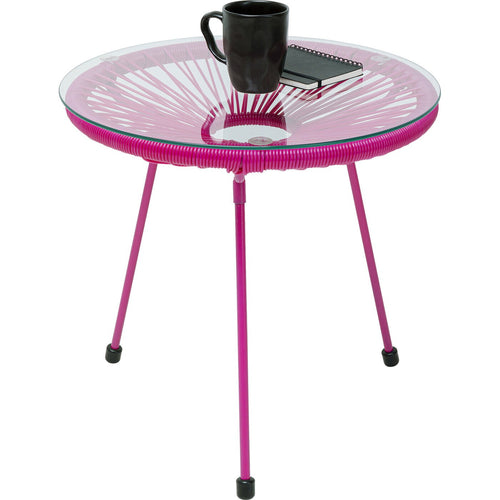 Kare Design Tuin Bijzettafel Acapulco Mono roze