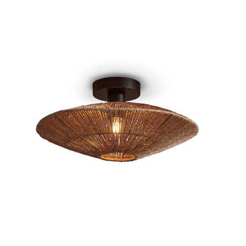 GOOD&MOJO plafonnière Iguazu - bruin - Ø55cm - vtwonen shop
