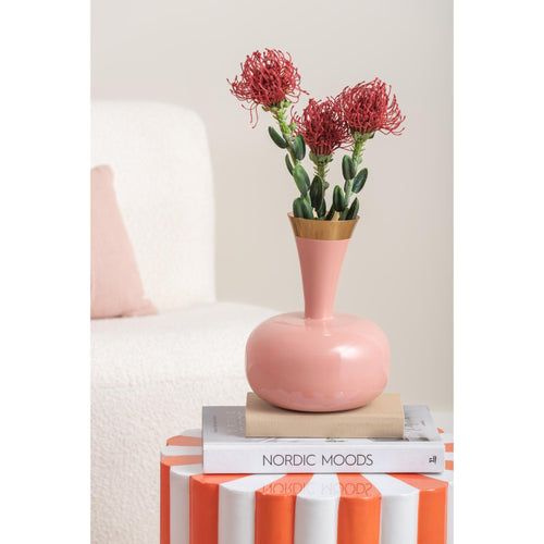 Present Time vaas Yara - roze - 17x17x24cm - vtwonen shop