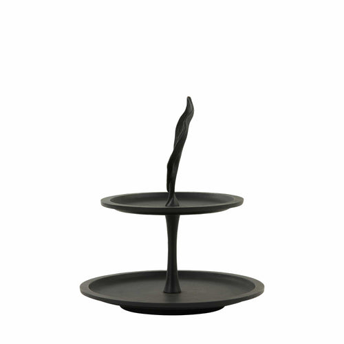 Light & Living etagere Foglia - zwart - Ø30cm - vtwonen shop