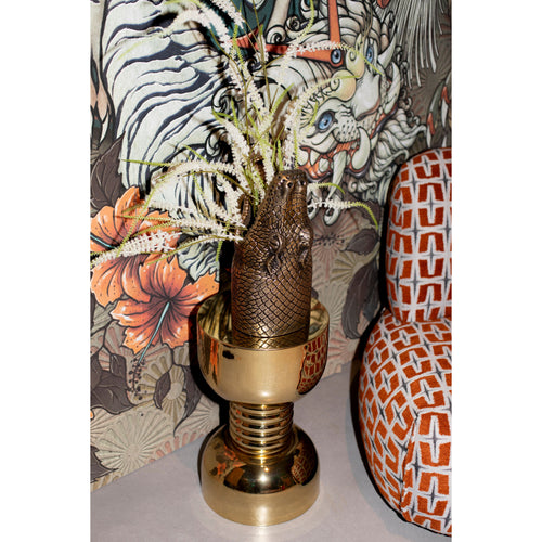 Bold Monkey Gonna Make You Sweat Metal Bijzettafel/ kruk Rond 29 cm Goud - vtwonen shop