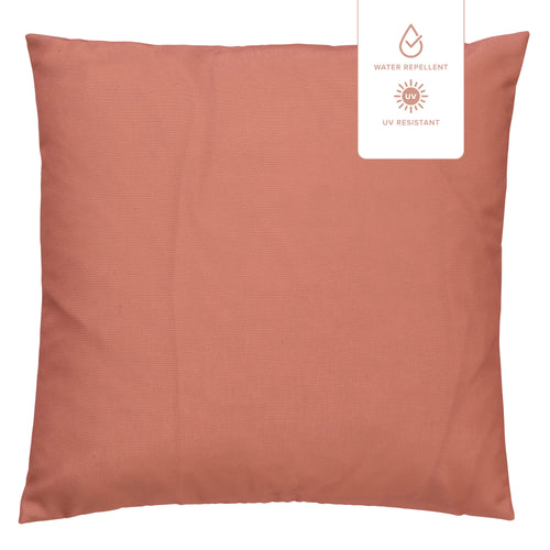 SANTORINI - Kussenhoes voor buiten 45x45 cm - outdoor - waterafstotend en uv-bestendig - Muted Clay - roze
