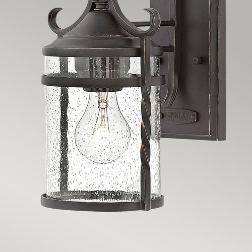 Casa Hinkley Outdoor 1-lichts Wandlantaarn Olde Zwart IP44