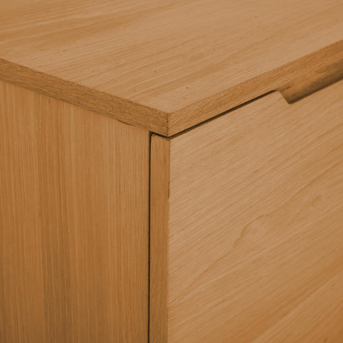 Furnhouse tv-meubel Kerteminde - Natuurlijk eikenhout - MDF, eikenfineer - 45x160x53