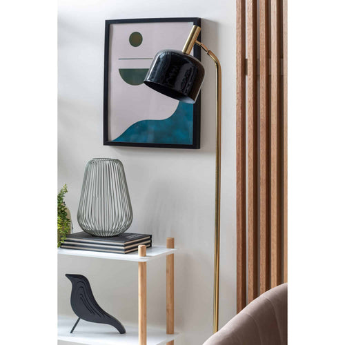 Leitmotiv vloerlamp Smart - zwart - 26x26x164cm - vtwonen shop
