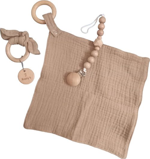 Rosey´s Baby giftset Taupe - vtwonen shop