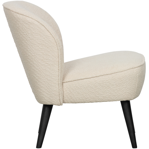 WOOOD fauteuil Sara - Boucle - Creme - 71x59x70 - vtwonen shop