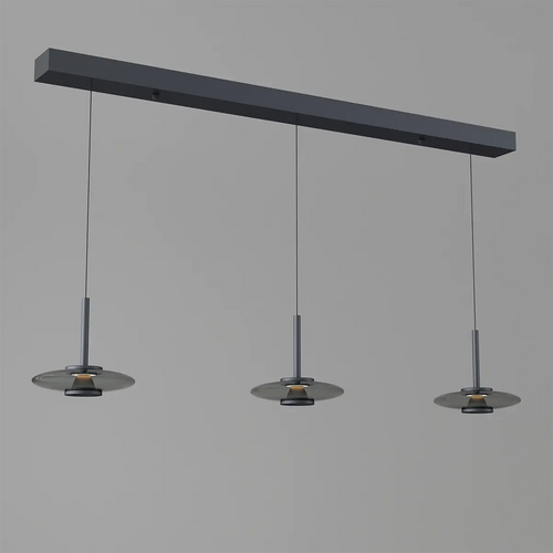 Artdelight hanglamp Madison - 3 lichts - 130  x  200   cm - zwart