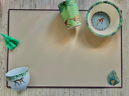 Catchii Placemat blauwe bloem
