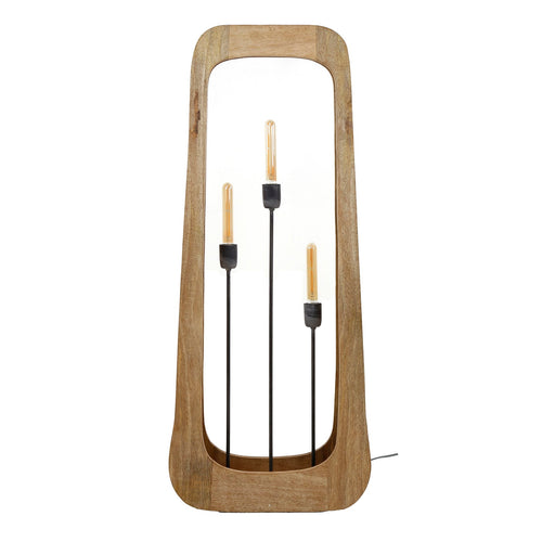 Giga Meubel Vloerlamp Bray - Mangohout Naturel - 3-Lichts - 50x14x120cm - vtwonen shop