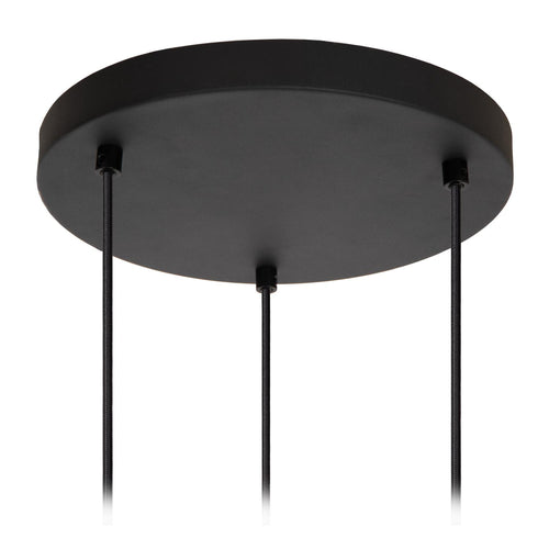 Lucide hanglamp ELOISE - 3xE27 - Zwart