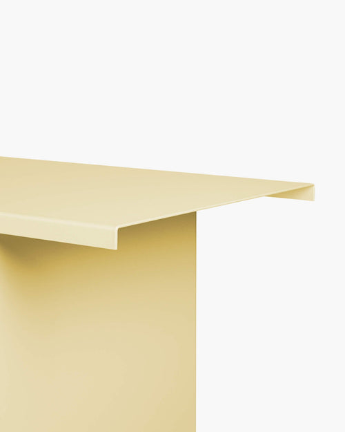 noo.ma Hes lage stellingkast 160 cm - Butter Yellow, metaal