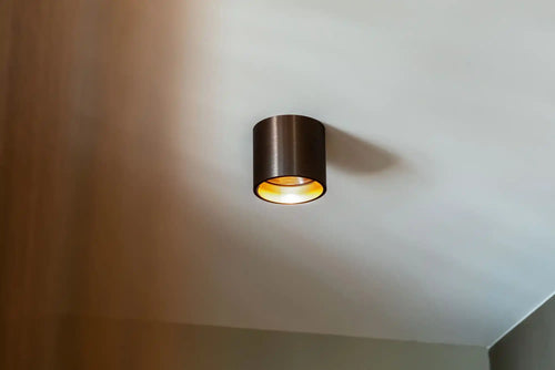 Artdelight plafondlamp Orleans - 1 lichts - 11  x 10   cm - brons