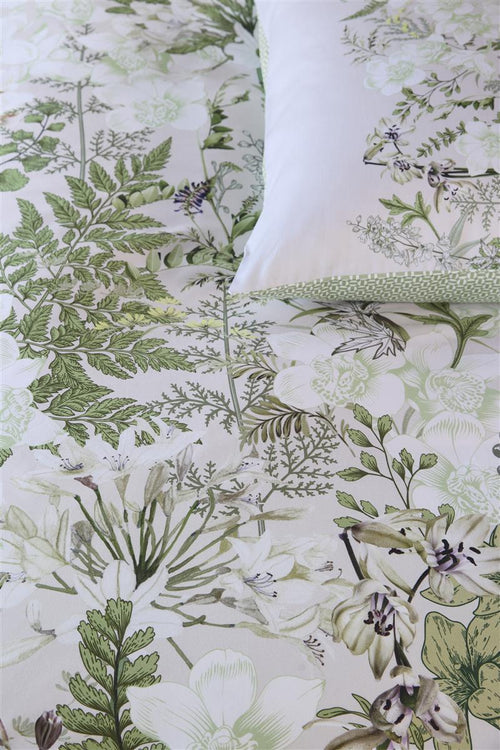 Kardol dekbedovertrek Pastiche - 140x200/220 cm - groen - vtwonen shop