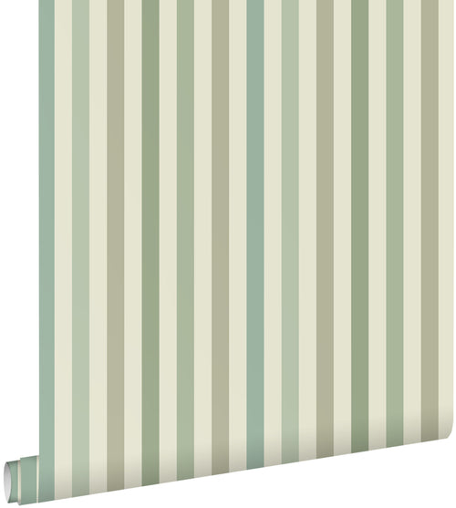ESTAhome behang strepen groen - 50 x 900 cm - 131603 - vtwonen shop