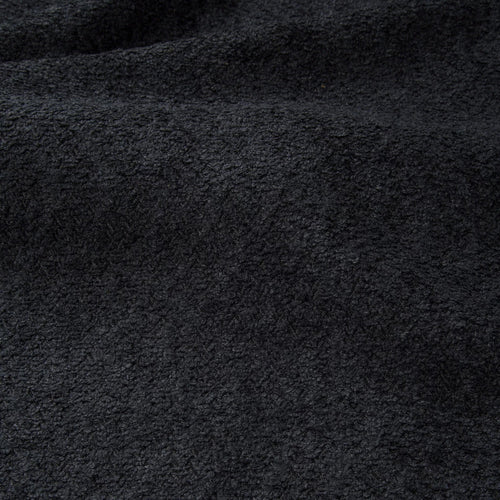 Sia Home - Dunlopillo-slaapbank 140 cm MYRA - bouclé-stof donker antraciet 214cm