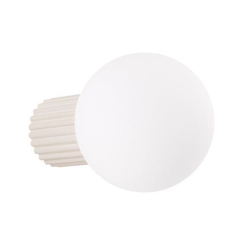 Sollux Lighting Wandlamp HALO beige IP44 - 12x17x12cm