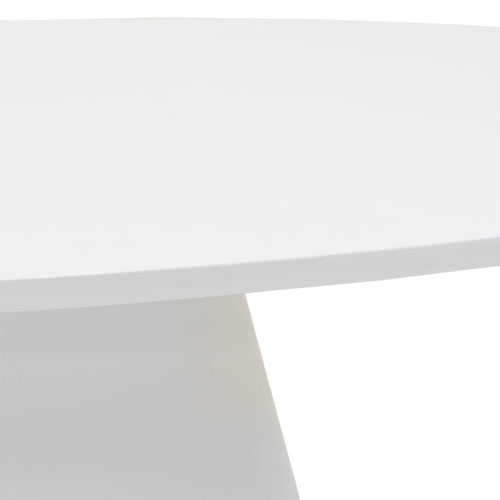 Giga Meubel Tuintafel Cleo - Ovaal 160cm - Wit Eco Composiet