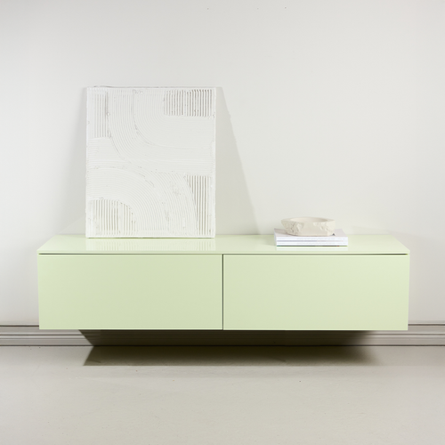 Nest living Fieke Tv Meubel Licht Groen - 160 x 35 cm - vtwonen shop