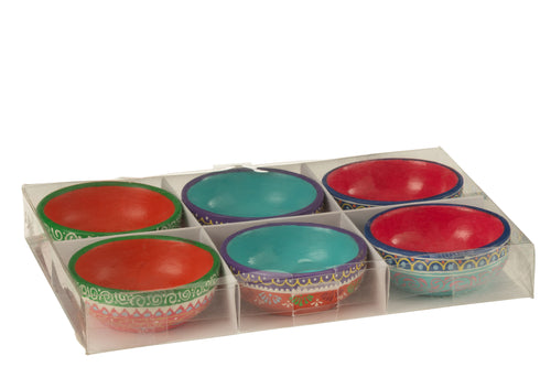 J-Line kom Mumbai - keramiek - mix - doos van 6 - vtwonen shop