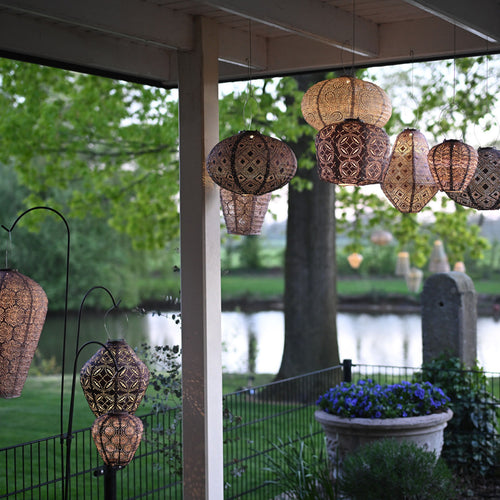 Lumiz Solar Lampion - Tuinverlichting - San Blas Set - 2 stuks