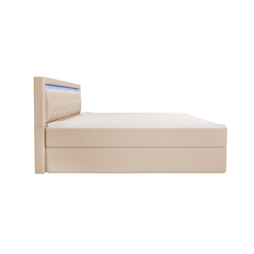 Home Deluxe boxspringbed ZENOVA beige