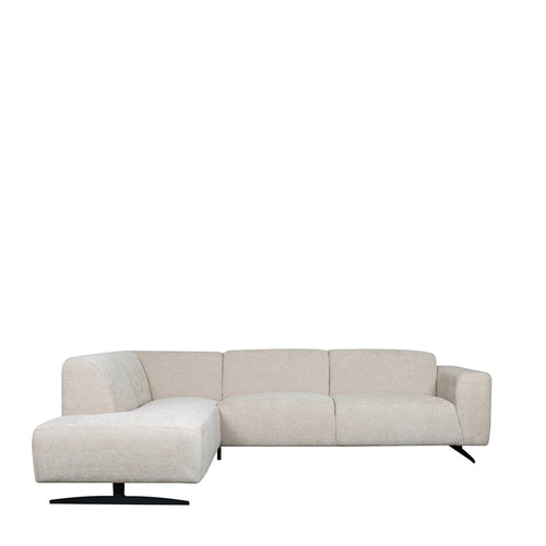 LABEL51 Hoekbank Rodano Links - Naturel Stof - 278x210x75cm - vtwonen shop