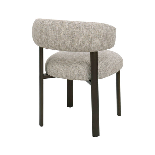 DÉJA Living Eetkamerstoel Alamo - Beige/Brons - Set van 2